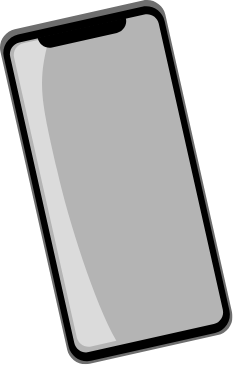 Mobile Phone with a blank screen