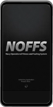Mobile phone with the NOFFS Operational App on the screen