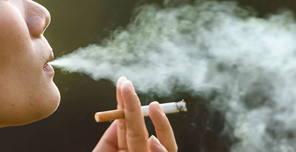 Woman smoking