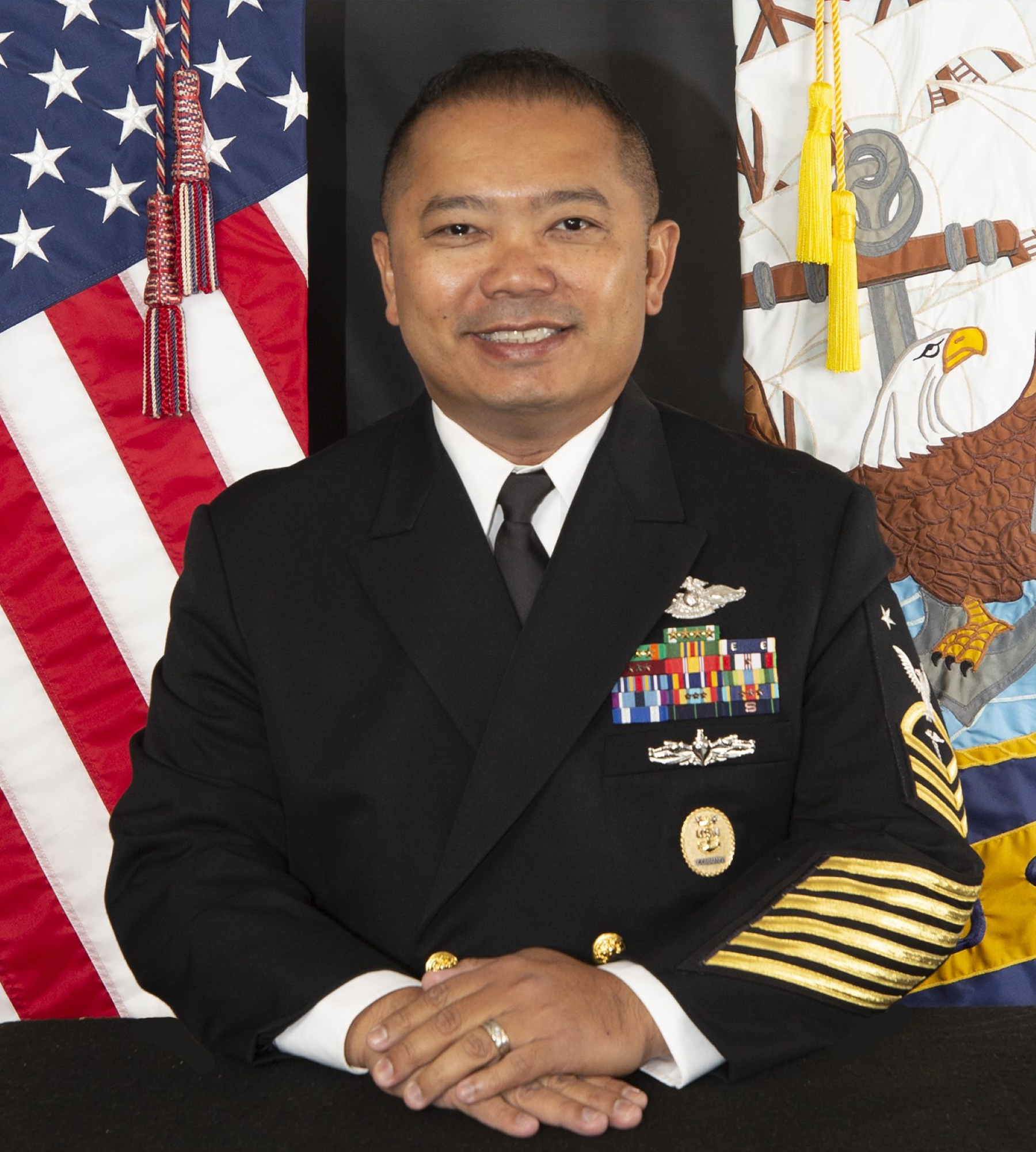 HMCM (FMF/SW) Ralph Vincent P. Solon, Command Master Chief, NEMWDC